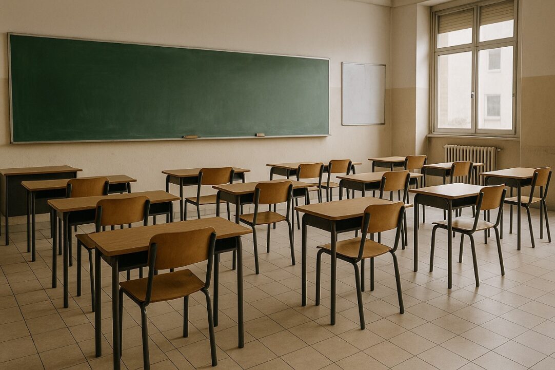 No hay clases aula vacia