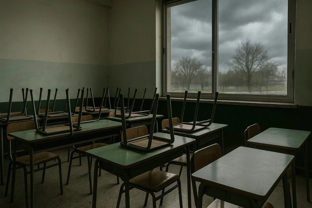 Suspension clases aula