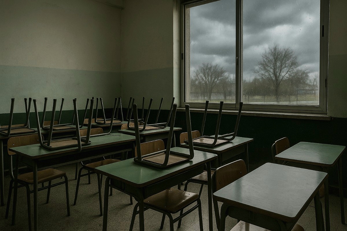 Suspension clases aula