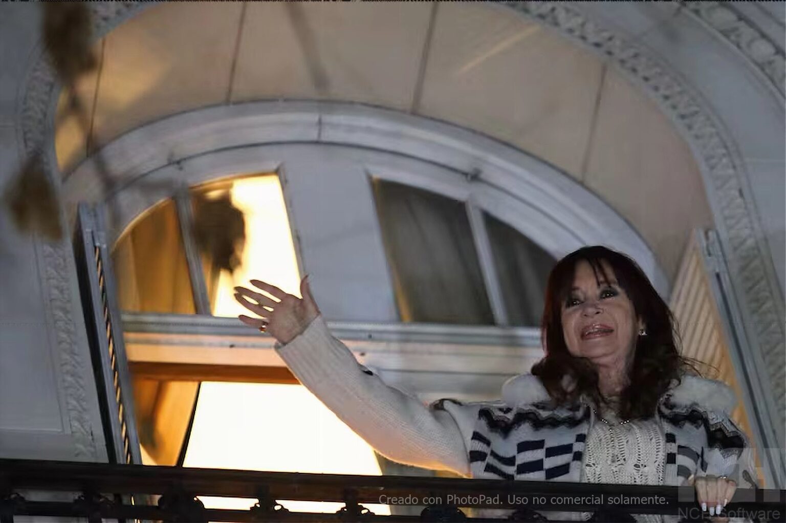 cristina kirchner en el departamento