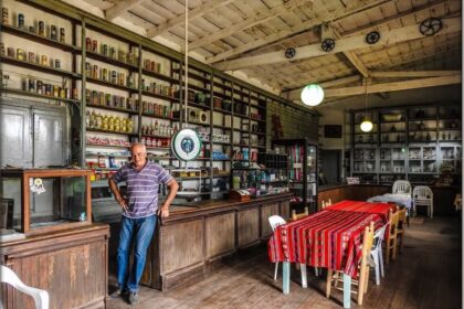 Pedro Meier, el último habitante de Quiñihual, resiste el olvido en su pulpería