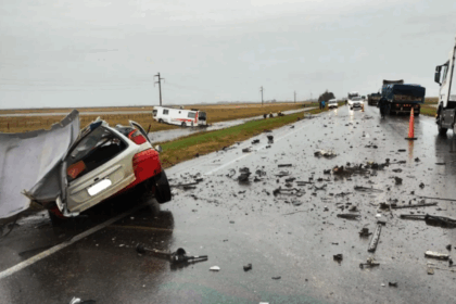 Tragedia en la Ruta 3: un choque fatal reaviva el reclamo por la autovía en Las Flores