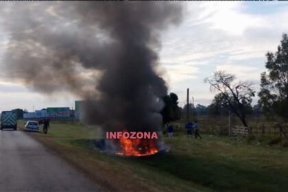 INCENDIO AUTO LEZAMA