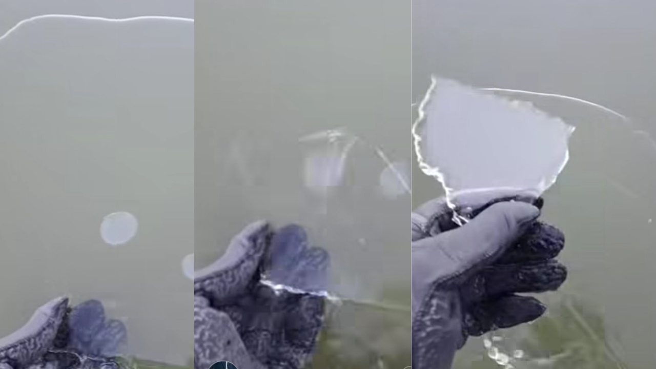 laguna chascomus congelada