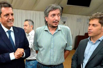 Kicillof, kirchner y massa se reunieron en la plata para definir la estrategia del pj