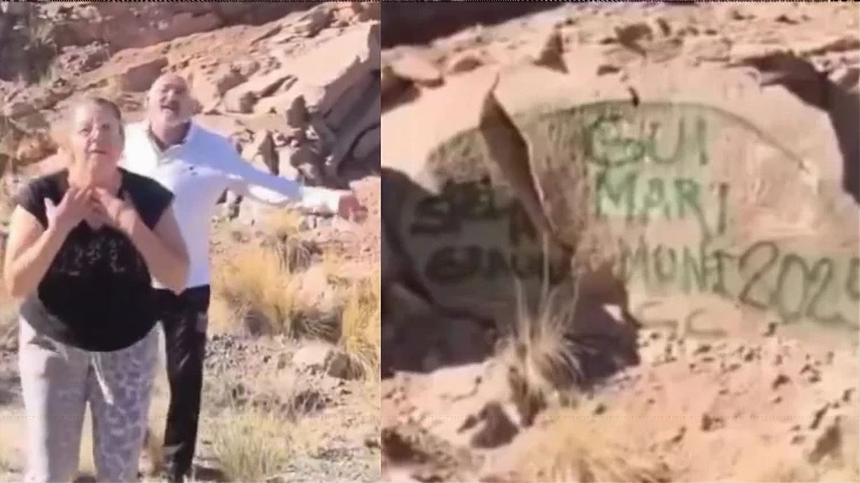 TURISTAS VANDALIZARON