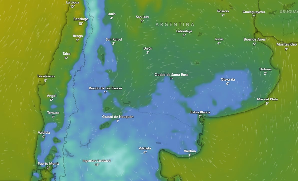 El clima cambia: calor y heladas se asoman en el centro del país esta semana