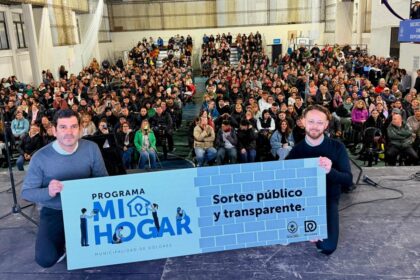 Dolores sorteó 400 terrenos del programa Mi Hogar y abre oportunidades para más familias