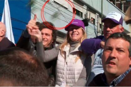 Milei recibió insultos en Lomas: su jefe de campaña los tildó de 