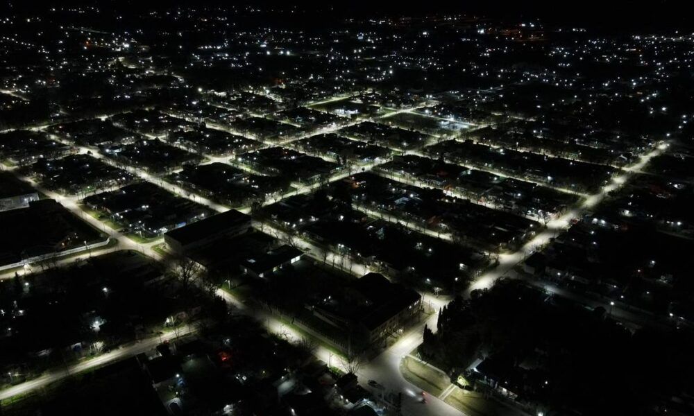 San Vicente completó la modernización del alumbrado público con tecnología LED en tres barrios
