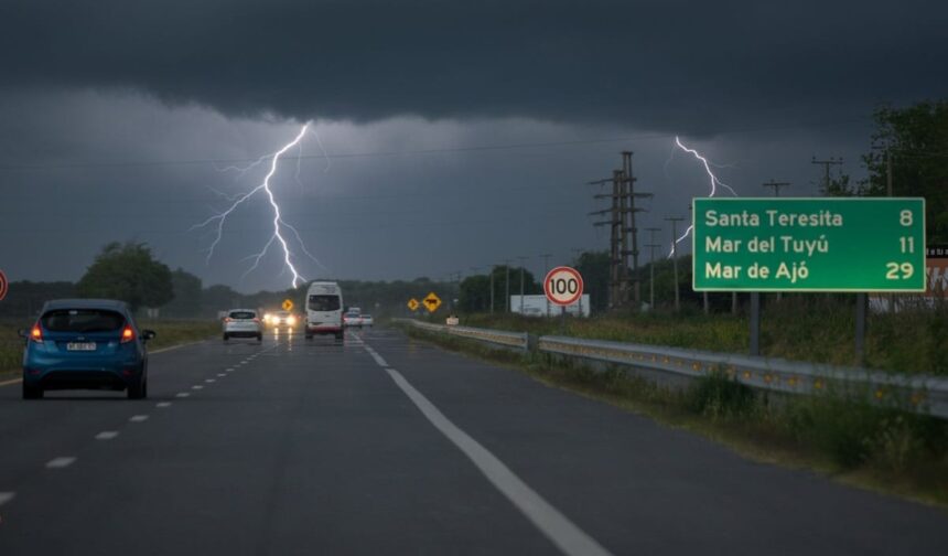 Clima tormentas lluvia