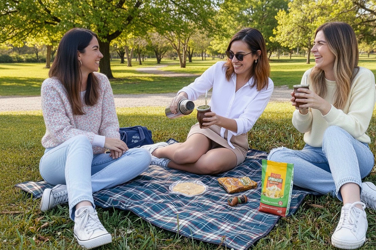 Dia agradable soleado primavera