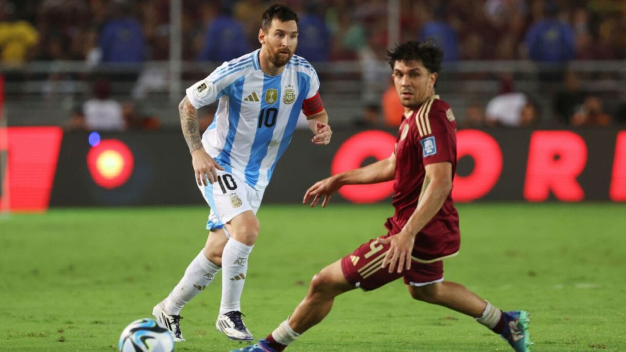 messi argentina venezuela