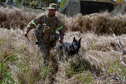 Heroico rescate en Chaco: un perro y su guía salvaron a un paracaidista en el ejercicio 'Libertador'