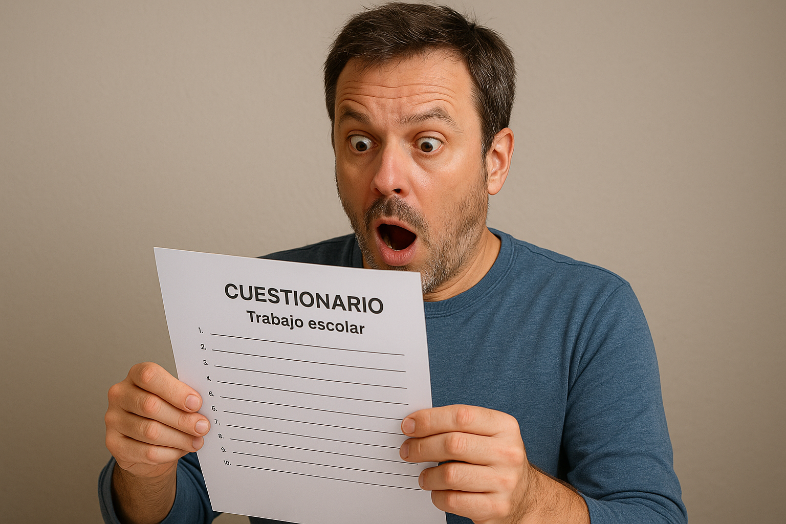 cuestionario escolar