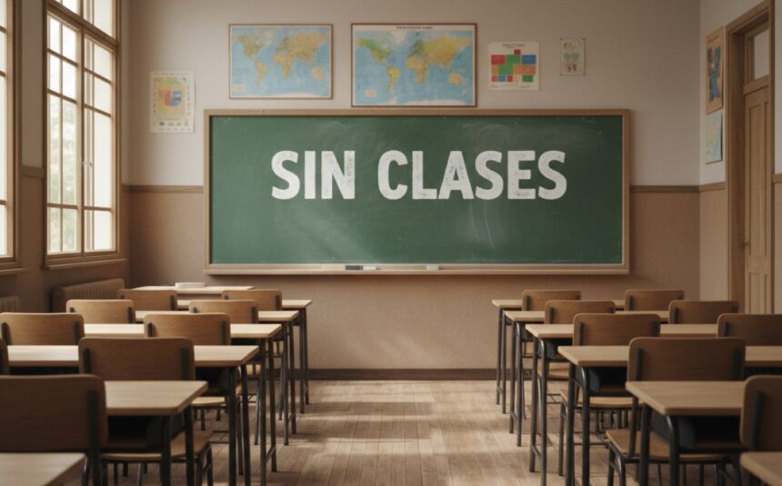 Sin clases escuelas pba