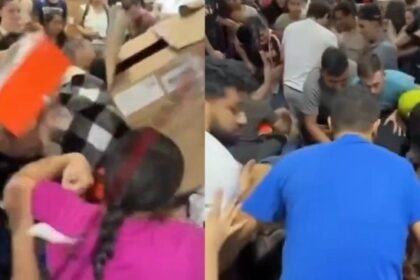 Caos en el Black Friday de Ciudad del Este: estampida y peleas entre compradores