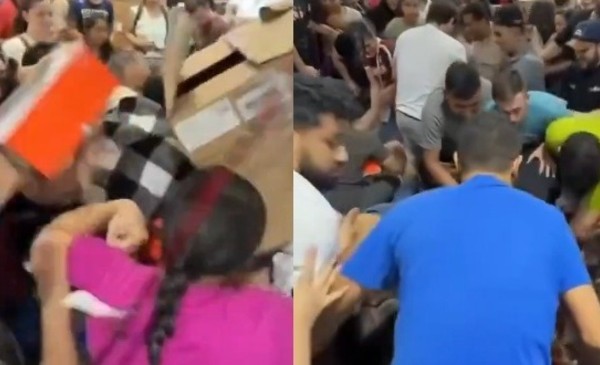 Caos en el Black Friday de Ciudad del Este: estampida y peleas entre compradores