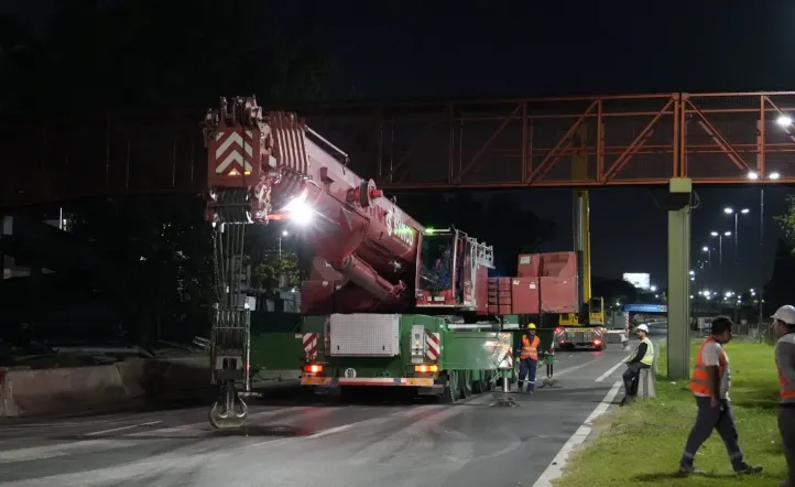 Corte total de Dellepiane: Cierran la autopista por obras hasta el jueves a la noche