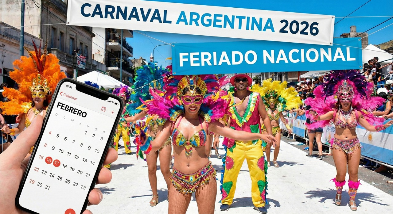 Carnaval 2026: cuándo es el fin de semana largo xxl y cuáles son los mejores destinos para viajar 1 Carnaval 2026