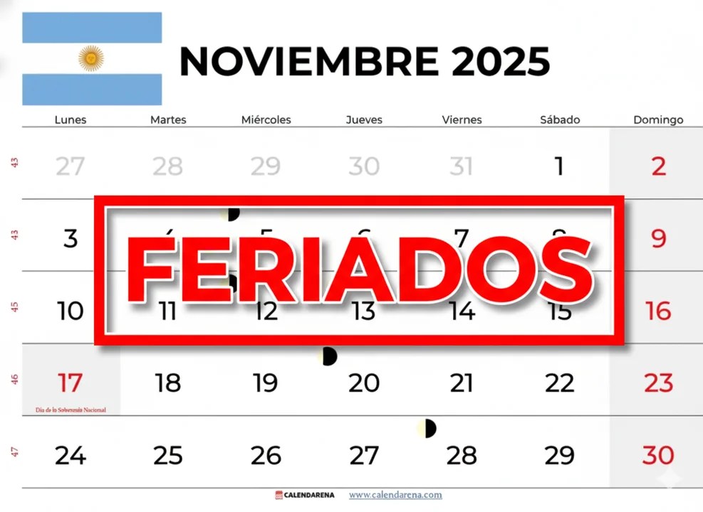 Noviembre 2025 traerá un fin de semana largo de cuatro días para una escapada perfecta