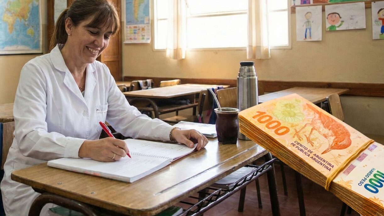 Aguinaldo docentes provincia de Buenos Aires