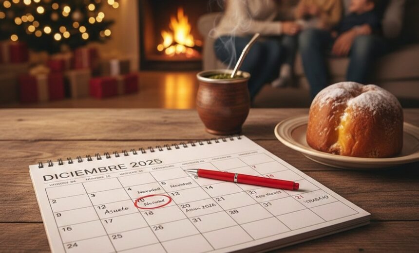 Feriados diciembre 2025
