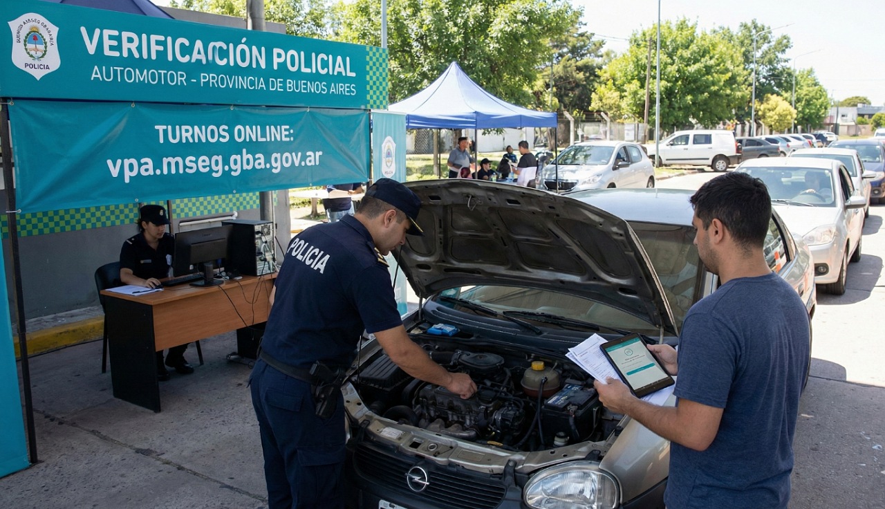 Verificacion policial provincia de Buenos Aires