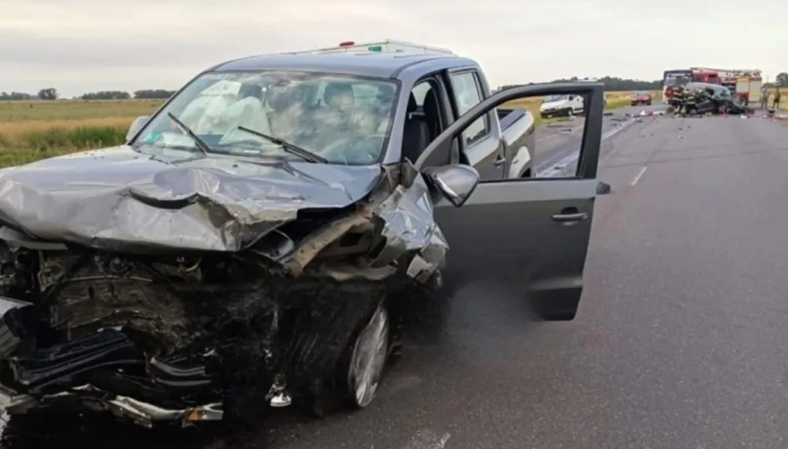 Tragedia en Ruta 3: Dos personas murieron tras un violento choque ...