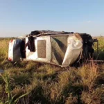 Una madre de 27 años murió al volcar una familia de La Matanza en Ruta 36 cerca de Estancia Chica