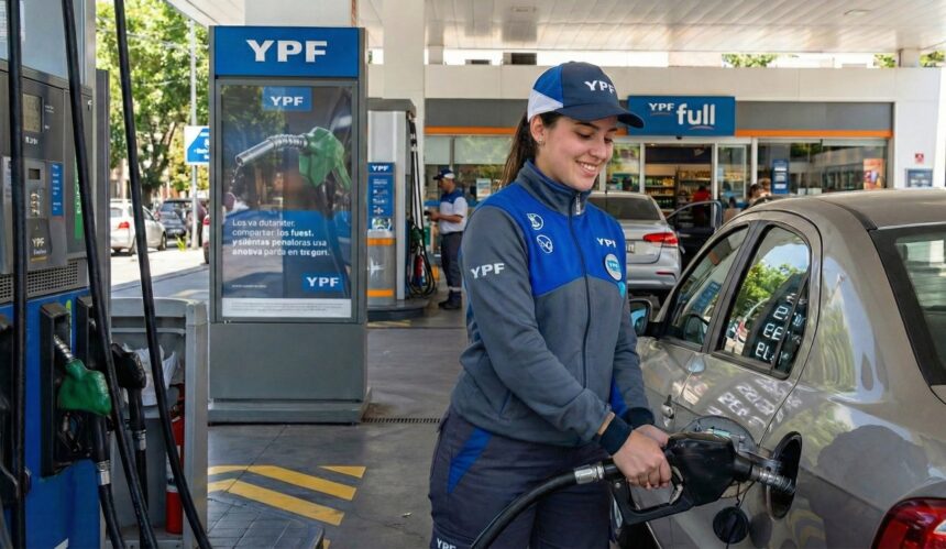 ypf baja precios combustibles