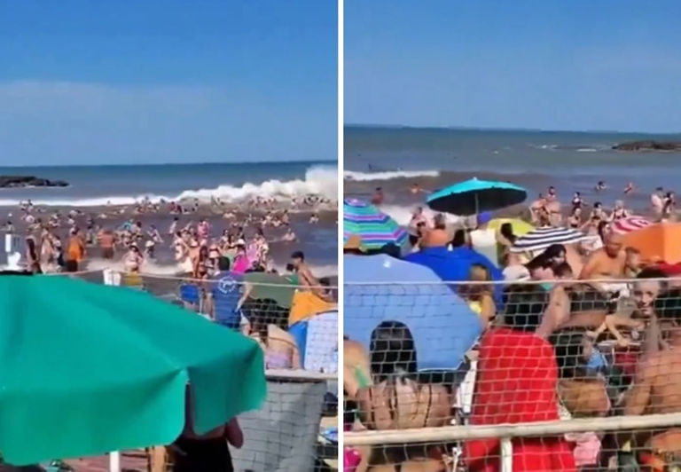 Ola gigante arrasa Santa Clara del Mar: un muerto y más de 30 heridos en la tragedia