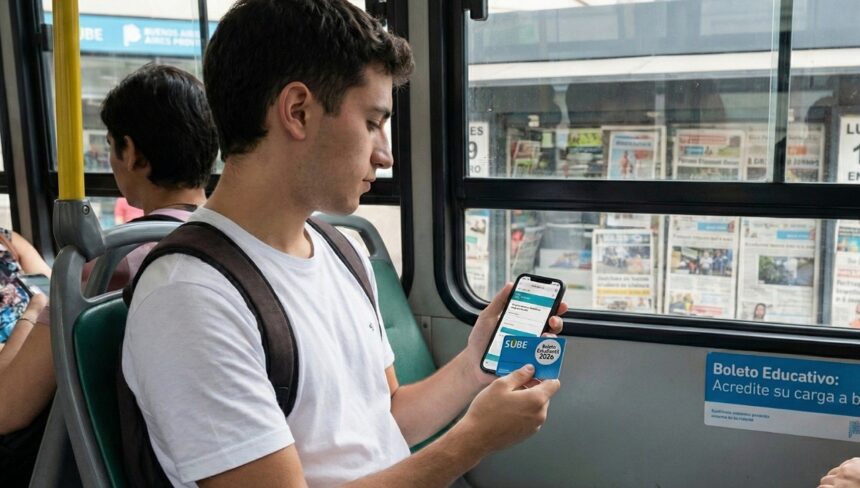 Boleto estudiantil pba