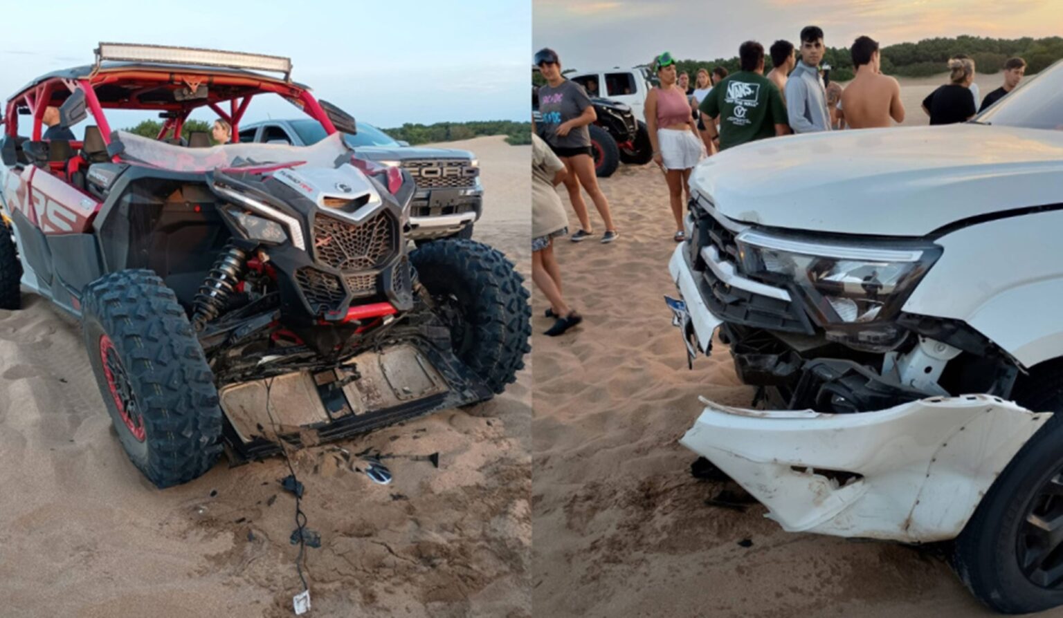 Choque la frontera pinamar