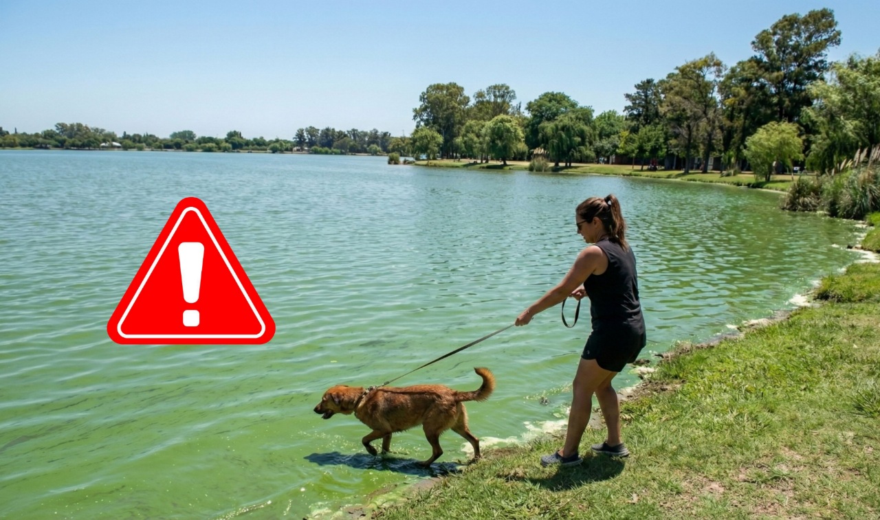 Cianobacterias en pba: por qué son letales para las mascotas y qué síntomas vigilar si vas a una laguna 1 Atencion cianobacterias lagunas pba