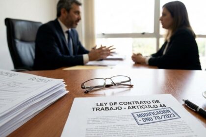 Reforma laboral articulo 44