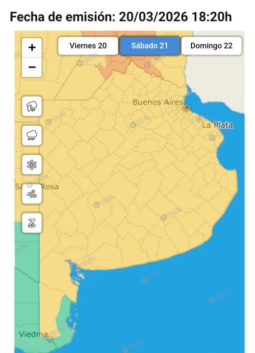El pronóstico enciende las alarmas por tormentas severas en provincia de buenos aires este sábado