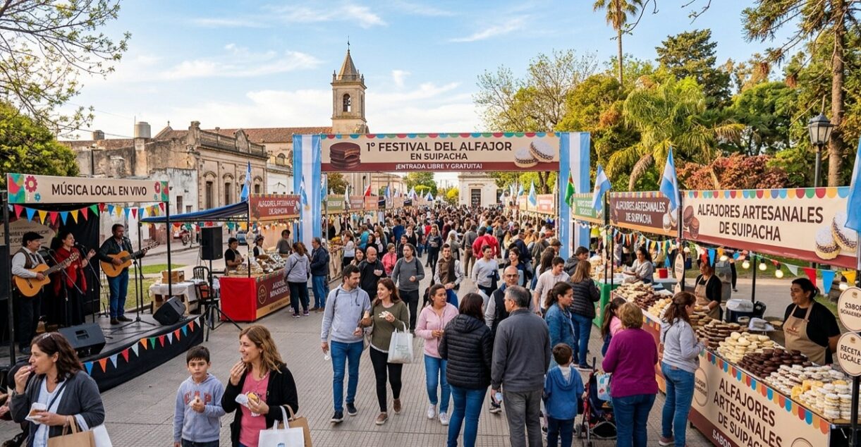 1º festival del alfajor en suipacha: el plan ideal para este fin de semana en la provincia de buenos aires