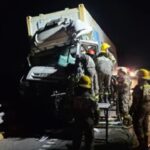 Un muerto y heridos tras un doble choque de camiones y un micro en la Ruta 9