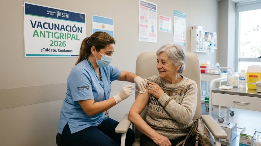 Lanzaron la campaña de vacunación antigripal en todo el país