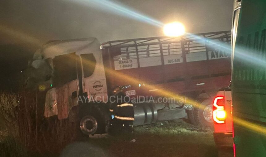 Tragedia en ruta 74: un muerto tras impactante choque de camiones en ayacucho