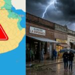 El mapa bonaerense se tiñe de amarillo: alerta por tormentas para este domingo, lunes y martes 5 El mapa bonaerense se tiñe de amarillo: alerta por tormentas para este domingo, lunes y martes