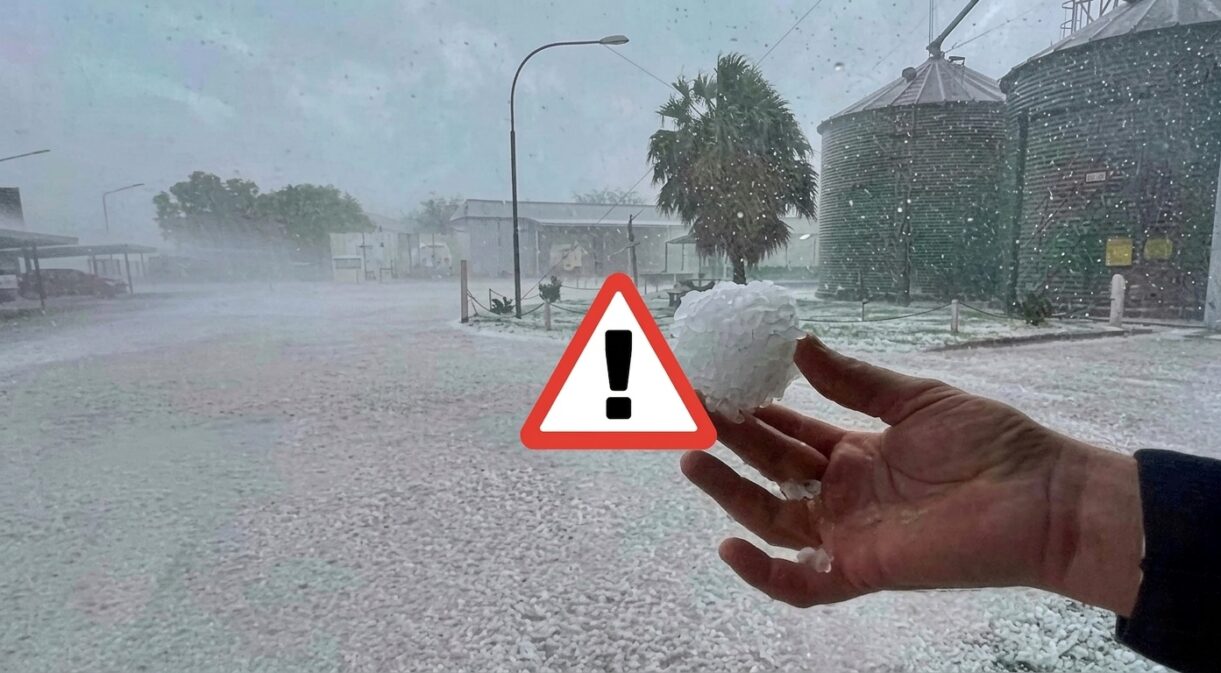Tornado y granizo gigante en la provincia: las zonas afectadas y la advertencia para esta noche