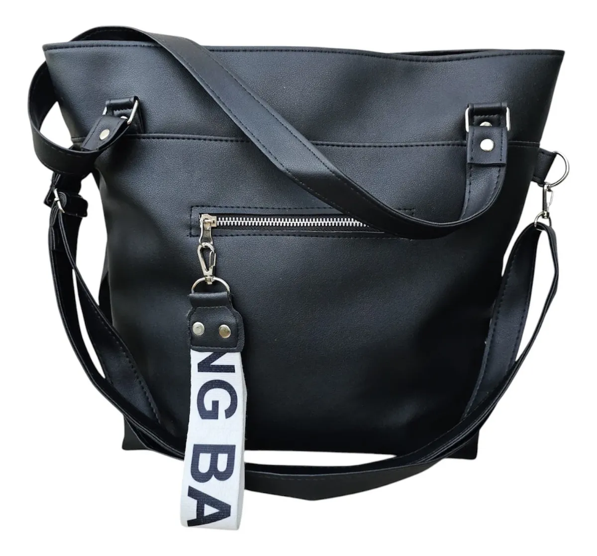 Cartera mujer grande cuero eco versátil