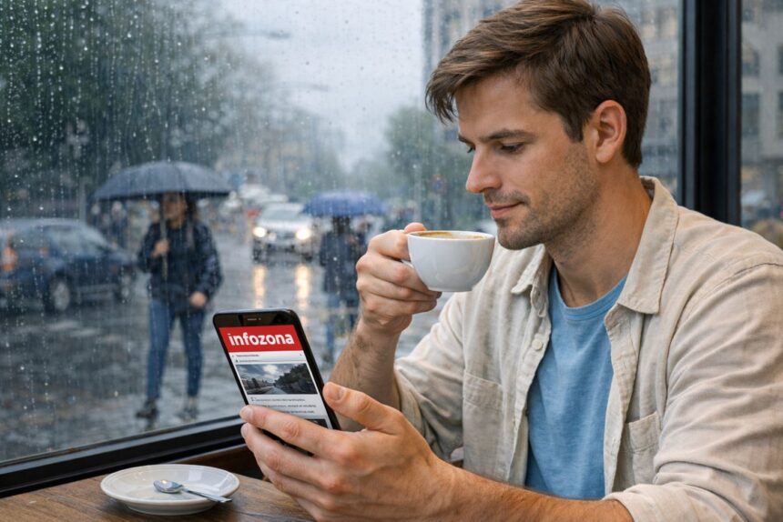 fresco lloviznas y lluvias