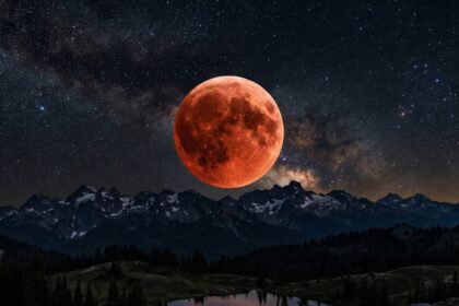 luna roja eclipse lunar