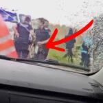 Polémica tras el vuelco de un camión: ¿policías roban bebidas?