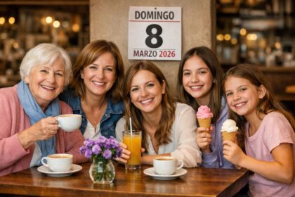 Día de la mujer con clima otoñal: cielo algo nublado y temperaturas templadas