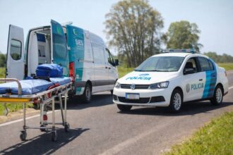 Tragedia en ruta 74: un muerto y dos heridos tras un choque frontal cerca de general madariaga