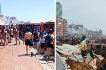 Topadoras arrasan la histórica feria de la bristol en mar del plata